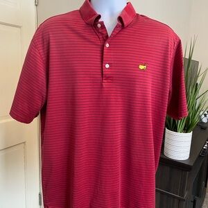 Master’s Classic Red Striped Polo Shirt